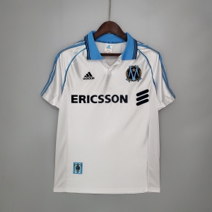 Retro 98/99 Marseille home Soccer Jersey