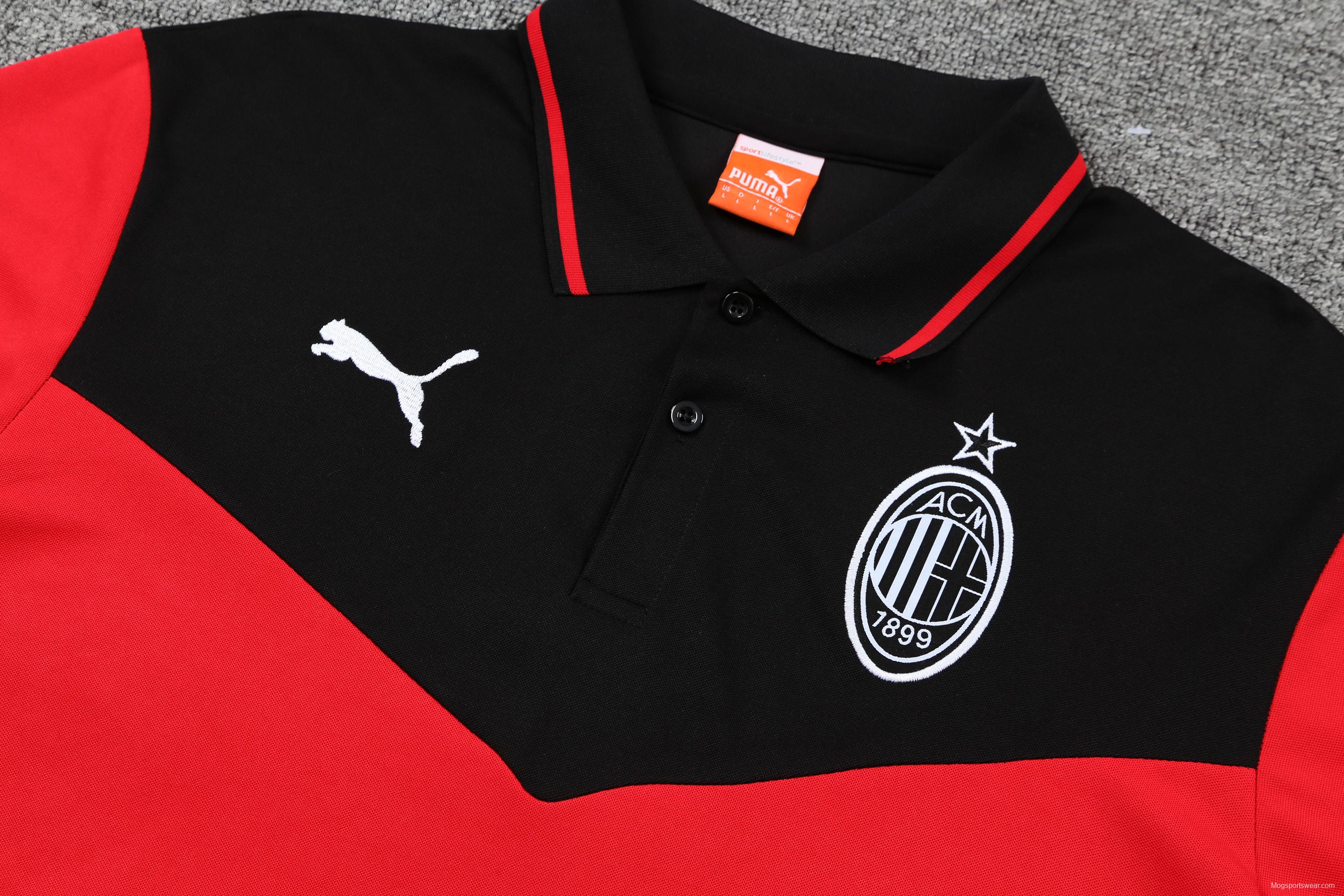 A.C. Milan POLO kit Black and Red(not supported to be sold separately)