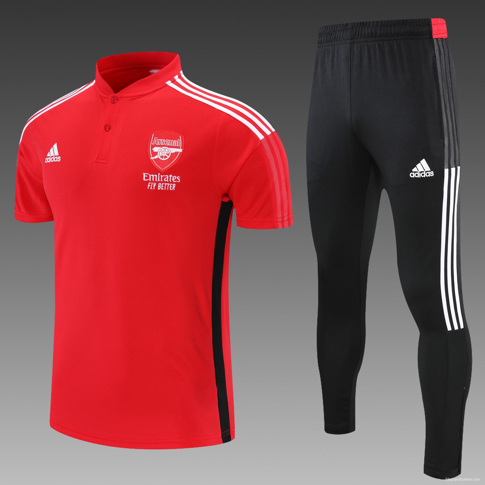 Arsenal POLO kit red black (not supported to be sold separately)