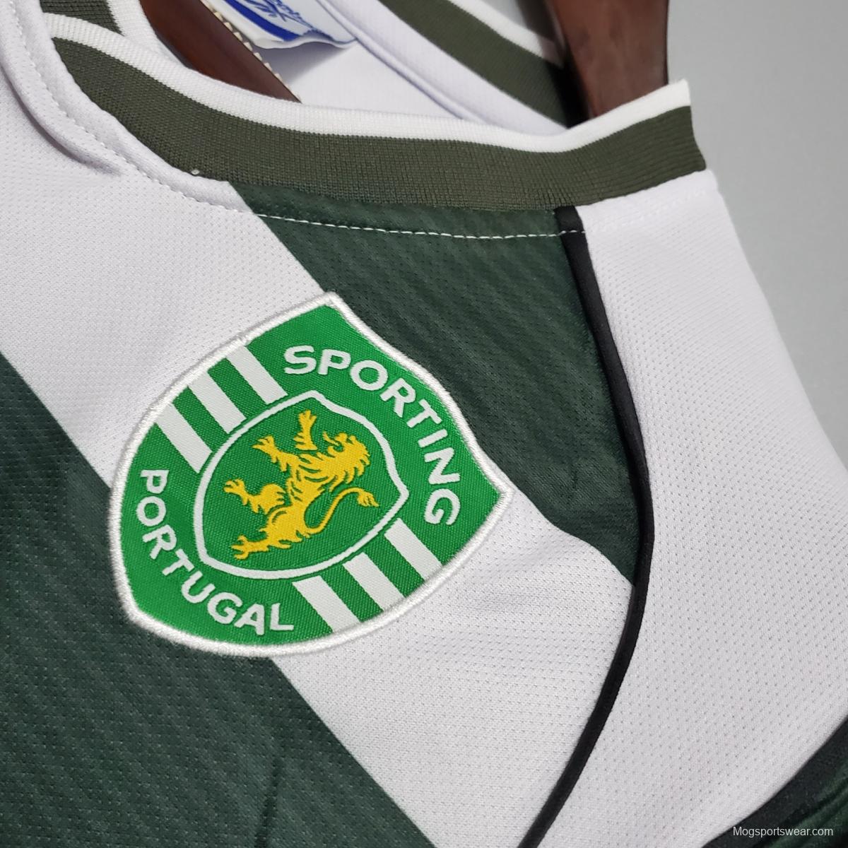 Retro Sporting Lisbon 01/03 home Soccer Jersey