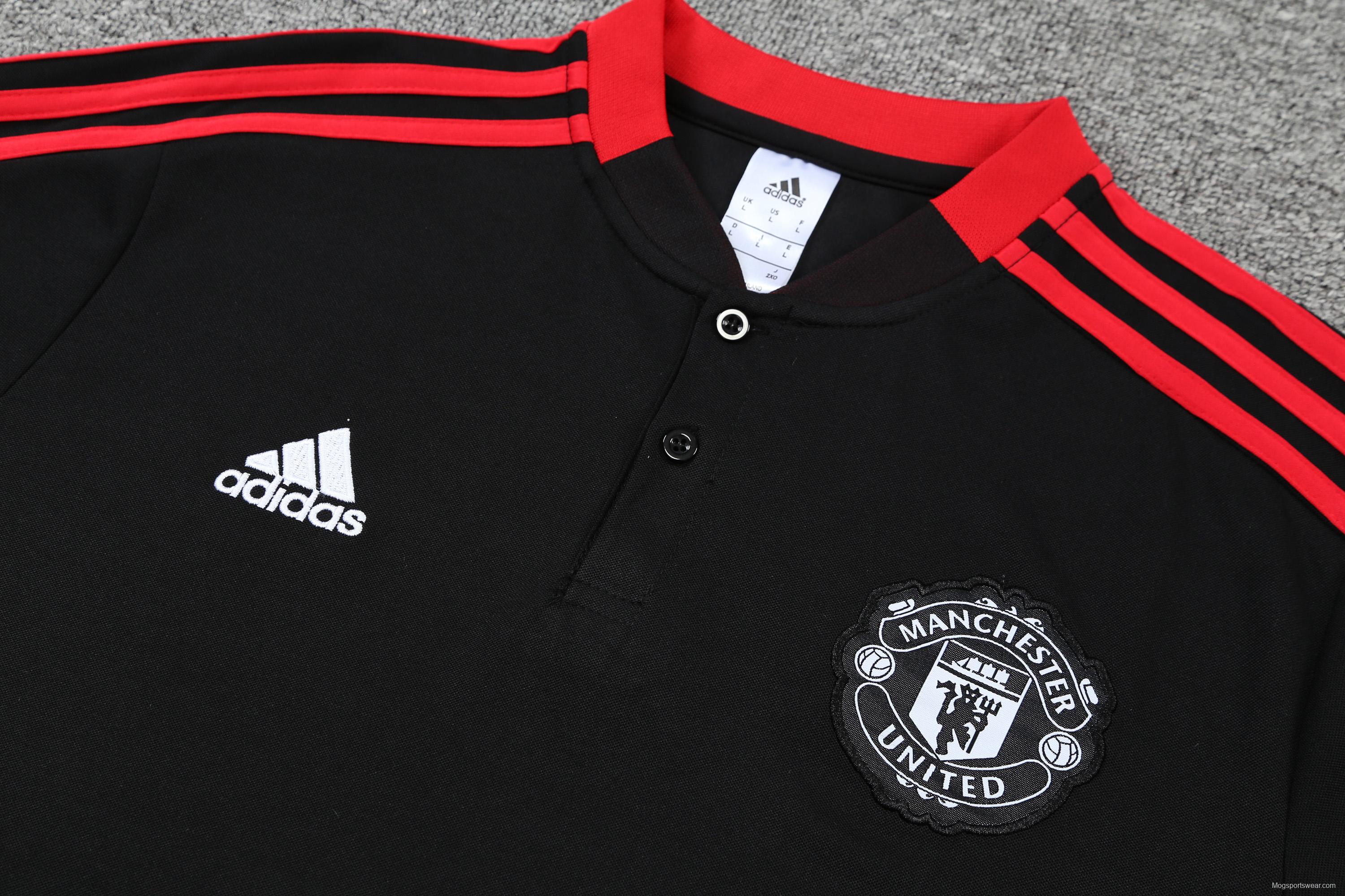 Manchester United POLO kit Black and red stripes(not supported to be sold separately)