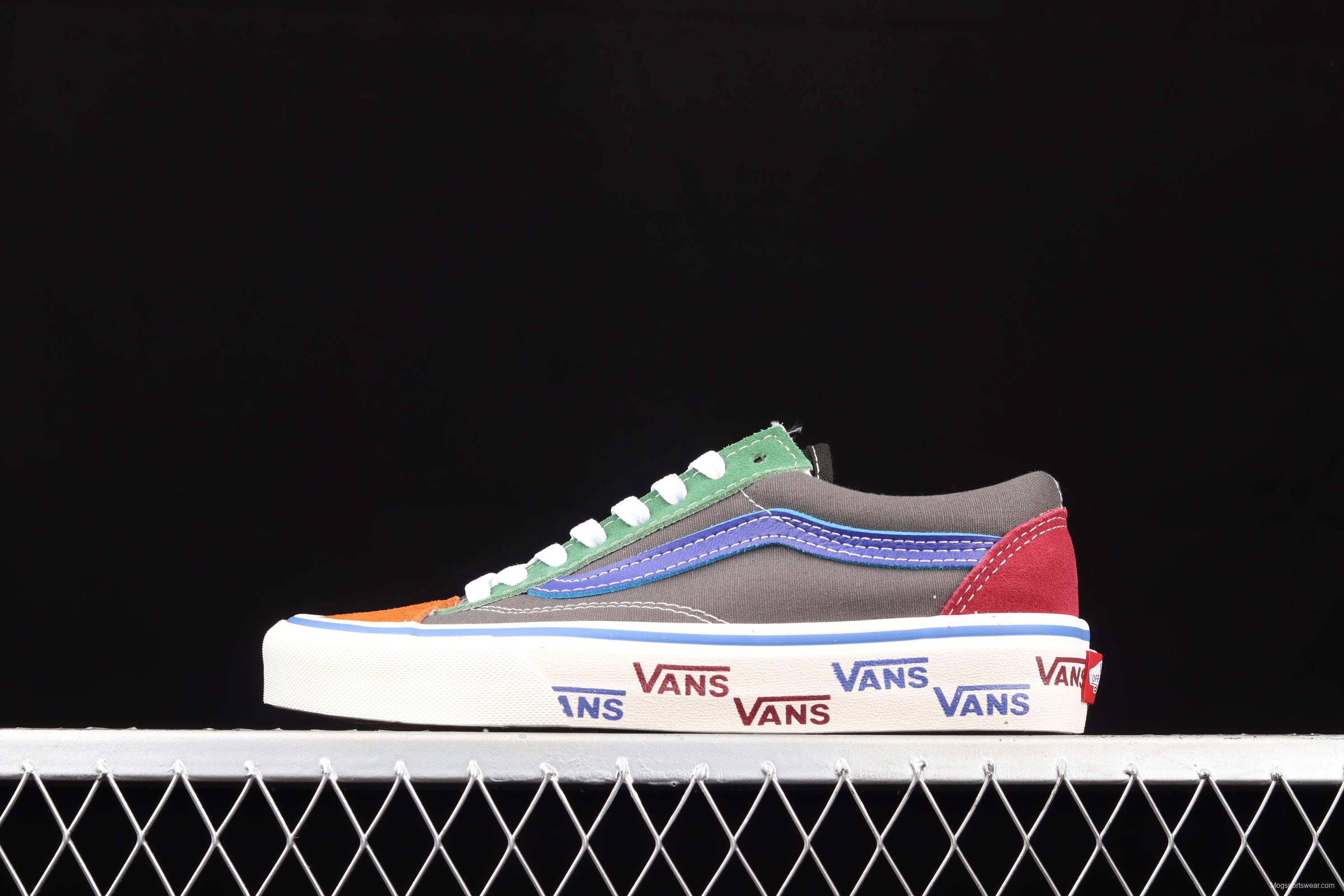 Vans Style 36 ice cream cream blue matching mandarin duck low upper board shoes VN0A54F66T7