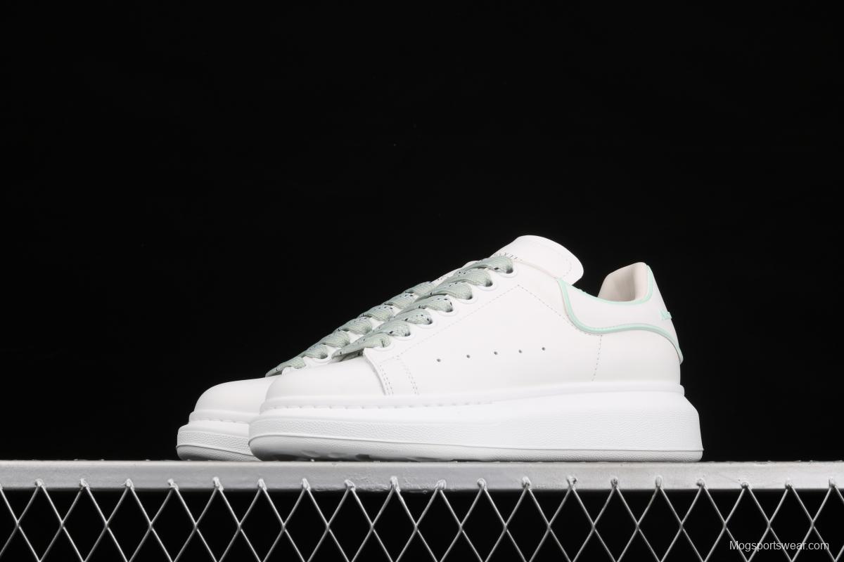 Alexander McQueen White and Green drop Molding