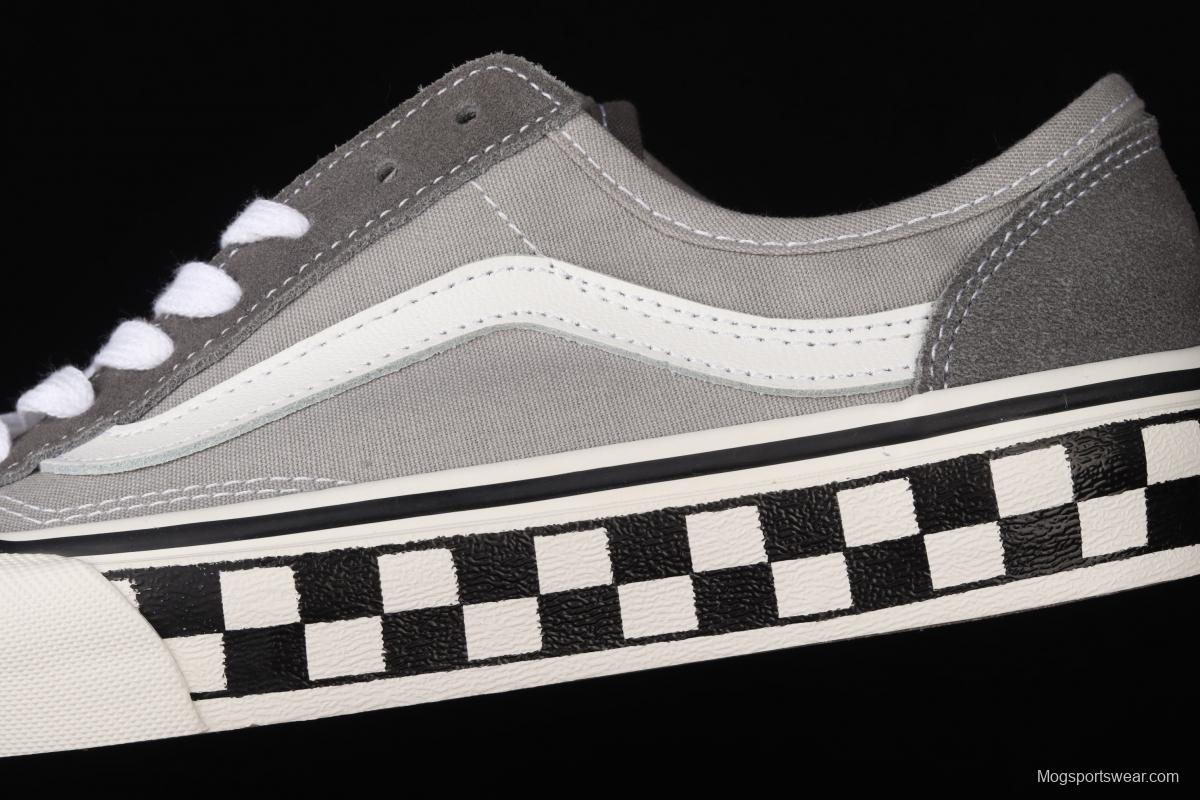 Vans Style 36 Decon SF Vancouver Gray Granny Grey Chess Lattice half-Moon Killer Whale low-side Vulcanized Board shoes VN0A3MVL195