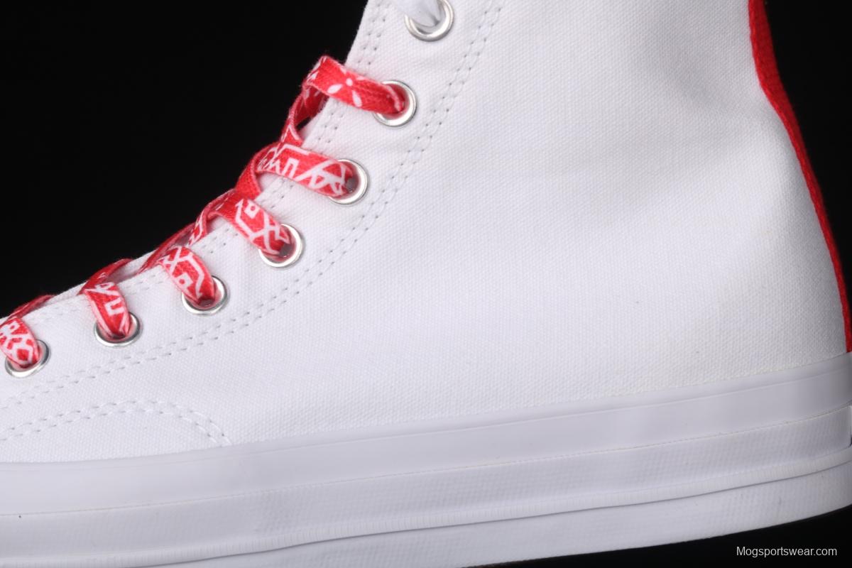 Clot x Converse Chuck 70 Hi White Converse silk dragon high top casual board shoes 171839C