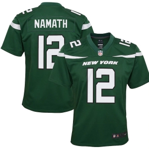 Youth Joe Namath Gotham Green Player Limited Team Jersey