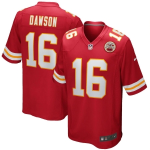 Men's Len Dawson Red Retired Player Limited Team Jersey