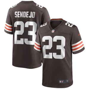 Men's Andrew Sendejo Brown Player Limited Team Jersey