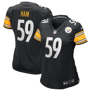 Women's Jack Ham Black Retired Player Limited Team Jersey