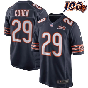 Youth Tarik Cohen Navy 100th Season Player Limited Team Jersey