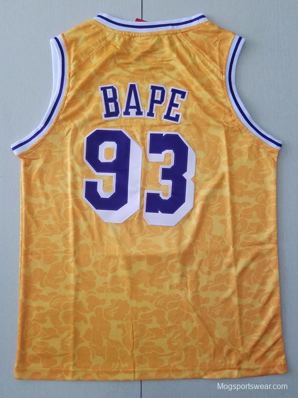 Men's No.93 Fashion Edition Basketball Jersey