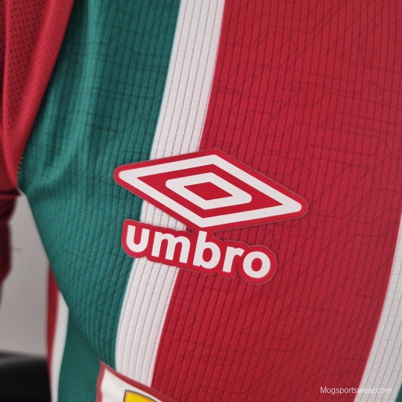 Player Version 22/23 Fluminense Home  Soccer Jersey