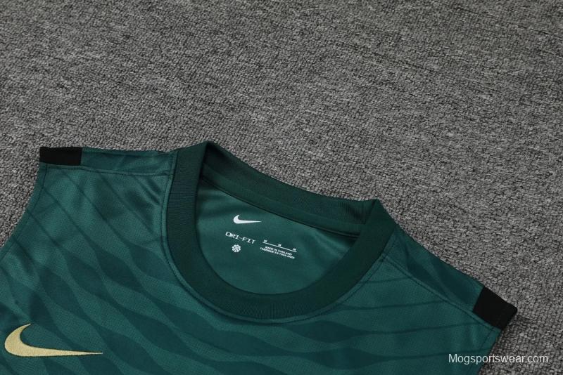 22/23 Liverpool Dark Green Pre-match Training Jersey Vest