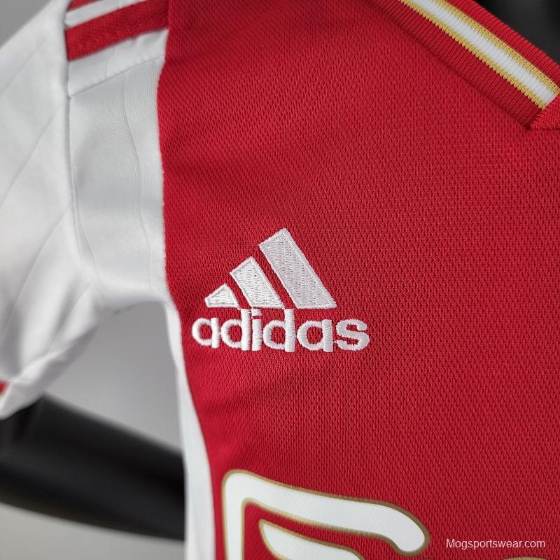 22/23 Kids Kit Ajax Home Size：16-28 Soccer Jersey