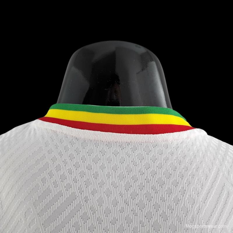 Player Version 2022 Senegal Home Soccer Jersey