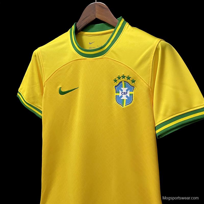 2022 Brazil Black Concept Yellow Jersey