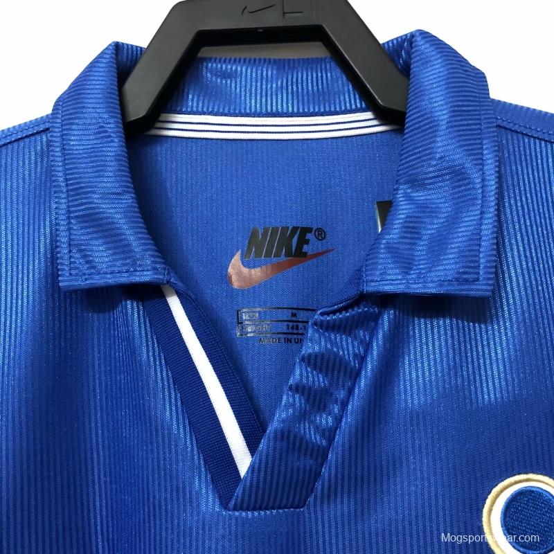 Retro 1998 Italy Home Soccer Jersey