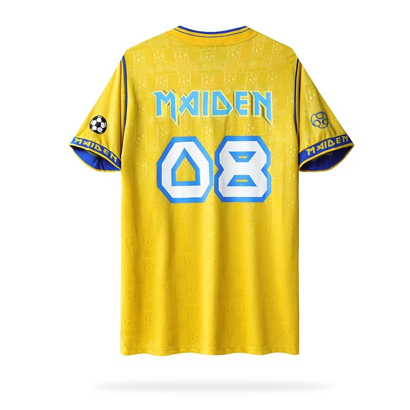 Retro 2018 West Ham United x Iron Maiden Yellow Jersey