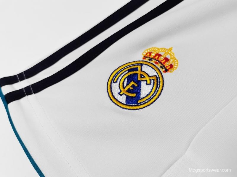 Retro 2012/13 Real Madrid Home Shorts Soccer Jersey