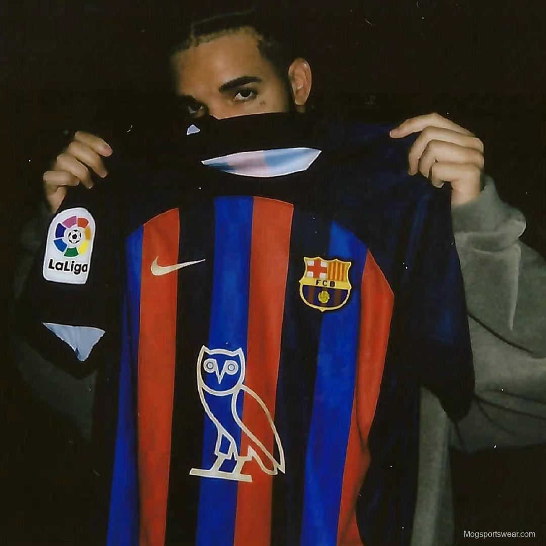 22/23 Barcelona Drake Jersey