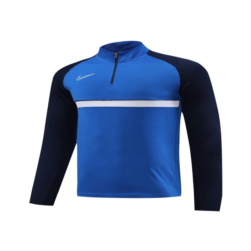 2023 NIKE Blue Black Half Zipper Jacket +Pants