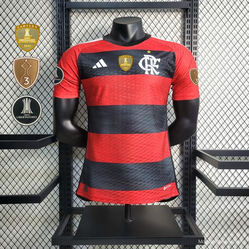 Player Version 23/24 Flamengo With All Sponsors+Patches