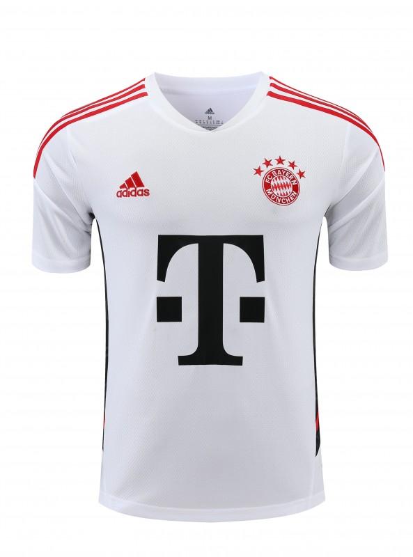 23-24 Bayern Munich White Black Short Sleeve+Shorts