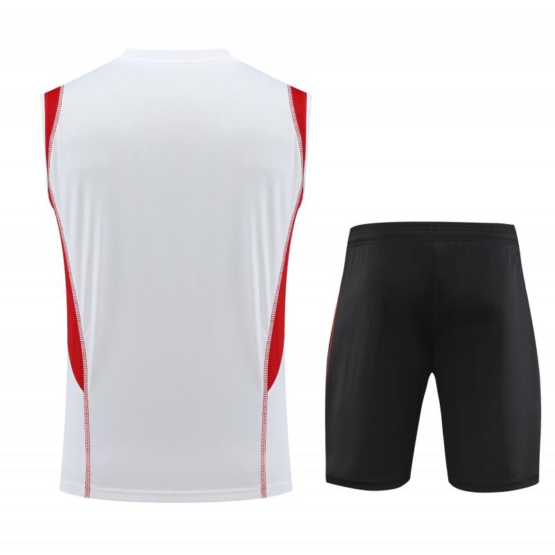 23-2423-24 Sao Paulo White Vest Jersey+Shorts