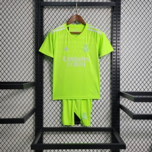 23/24 KIDS Real Madrid Green Goalkeeper Jersey