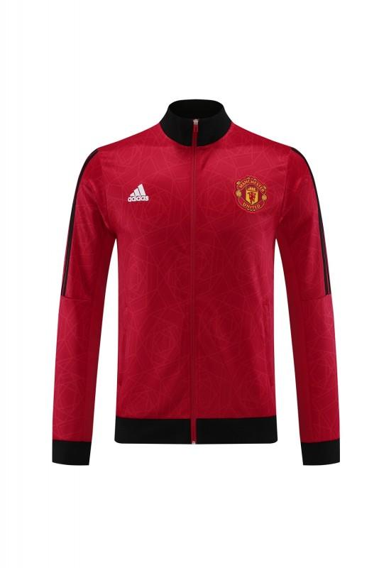 23/24 Manchester United Red Full Zipper Jacket+Pants