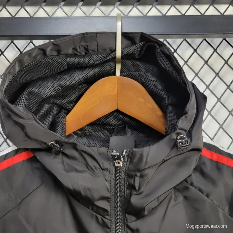 2024 Belgium Black Windbreaker