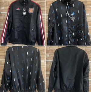 23 24 Manchester United Black Reversible Full Zipper Jacket