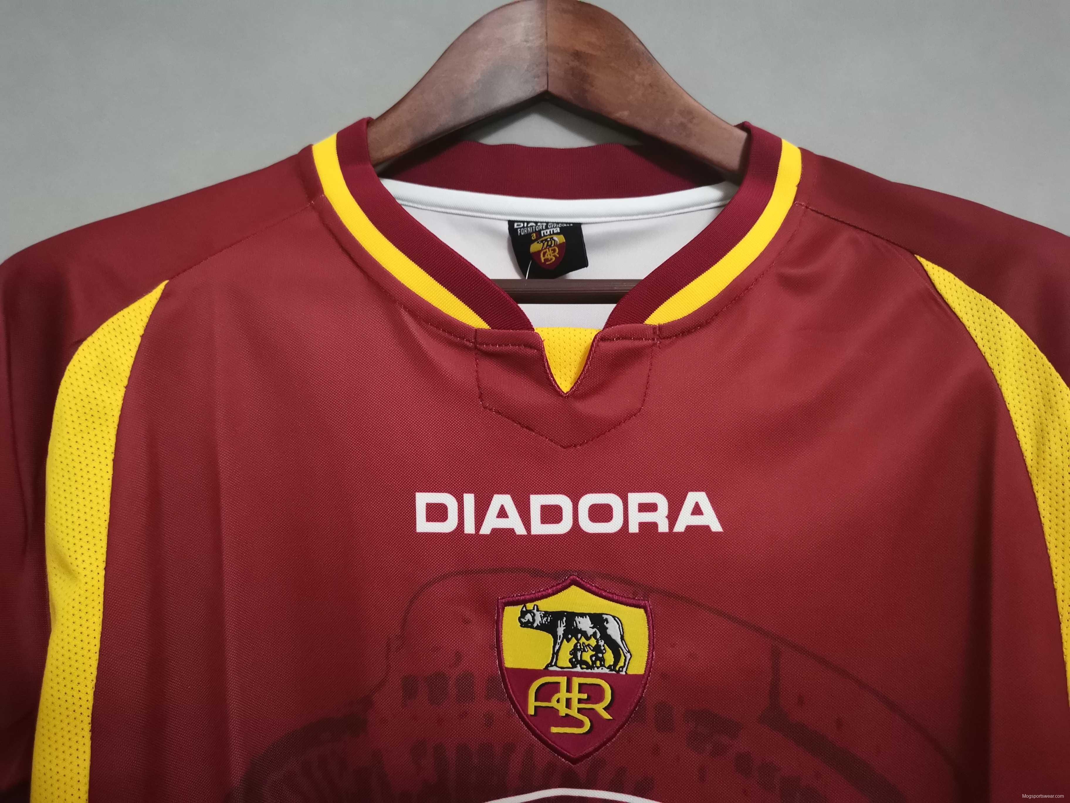 Retro 97 98 Roma Home Jersey