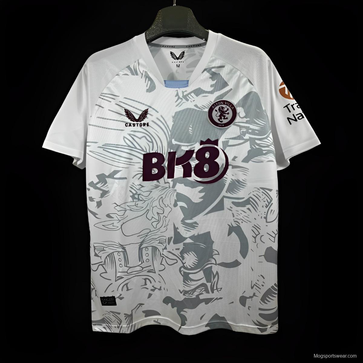 23/24 Aston Villa Away White Jersey