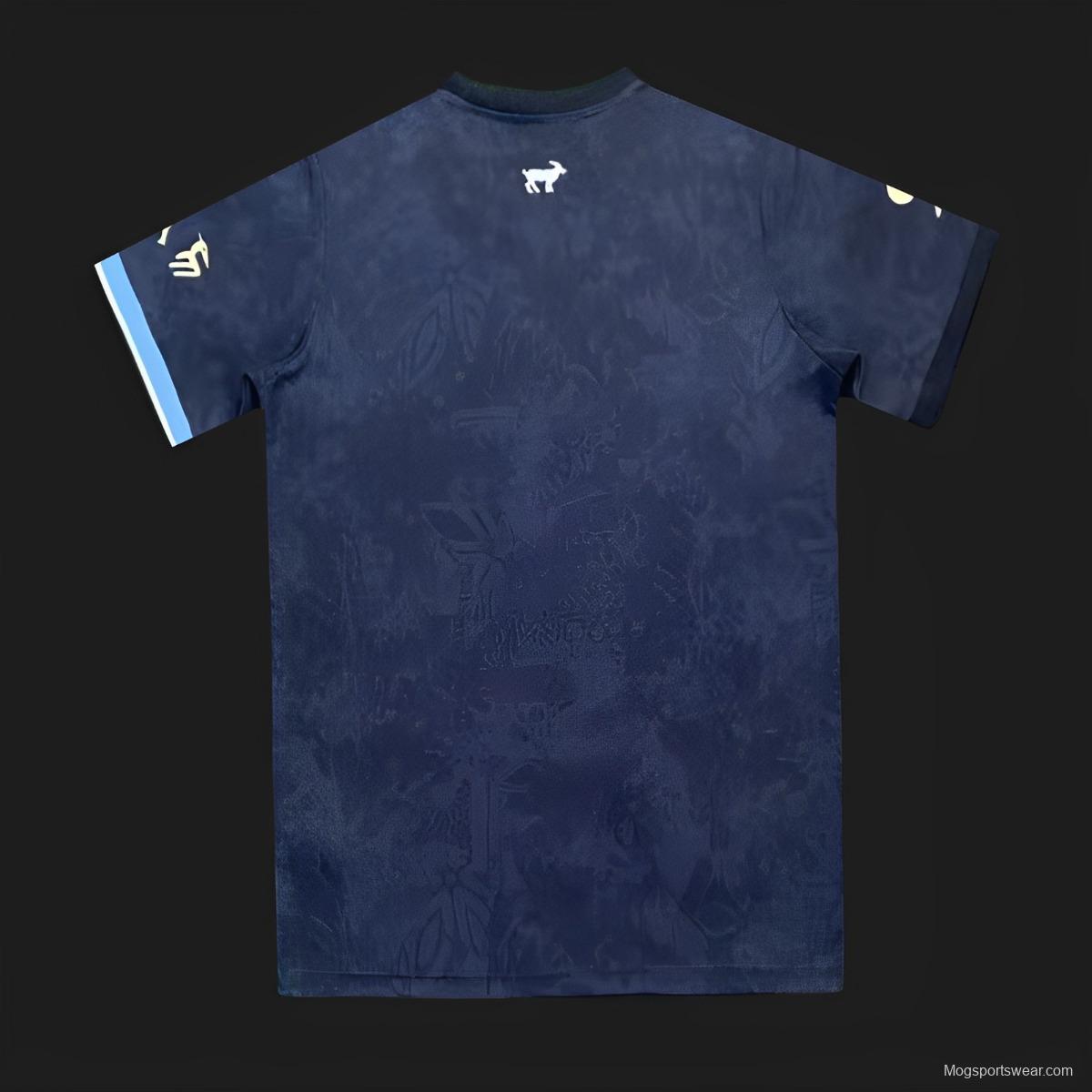 4 Stars 2023 Uruguay x La Pulga Navy Special Jersey