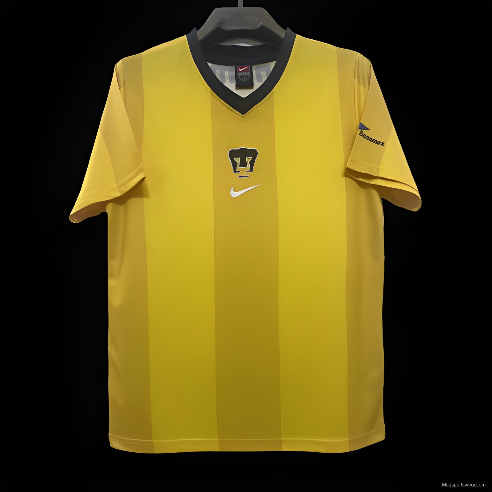 Retro 00/01 Pumas UNAM Away Yellow Jersey