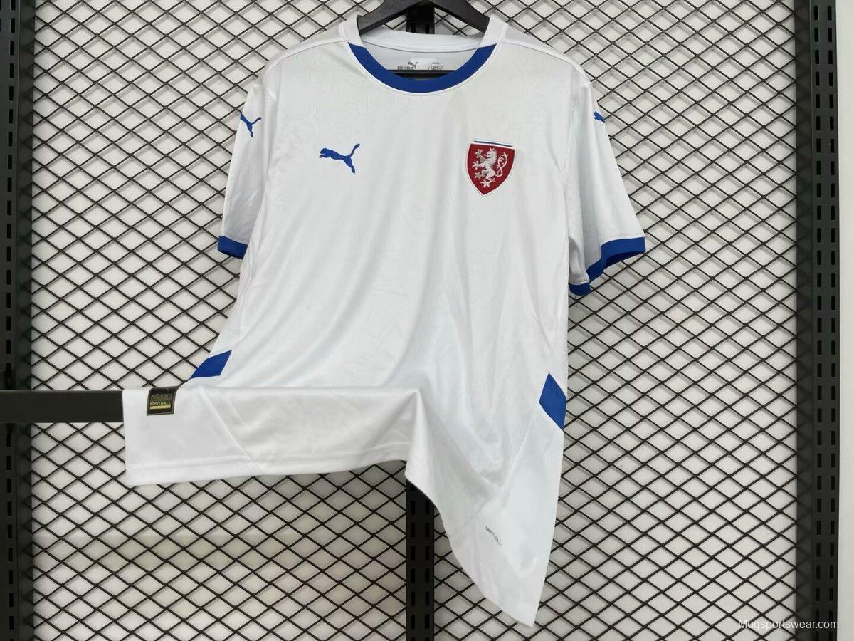 2024 Czech Republic Away White Jersey