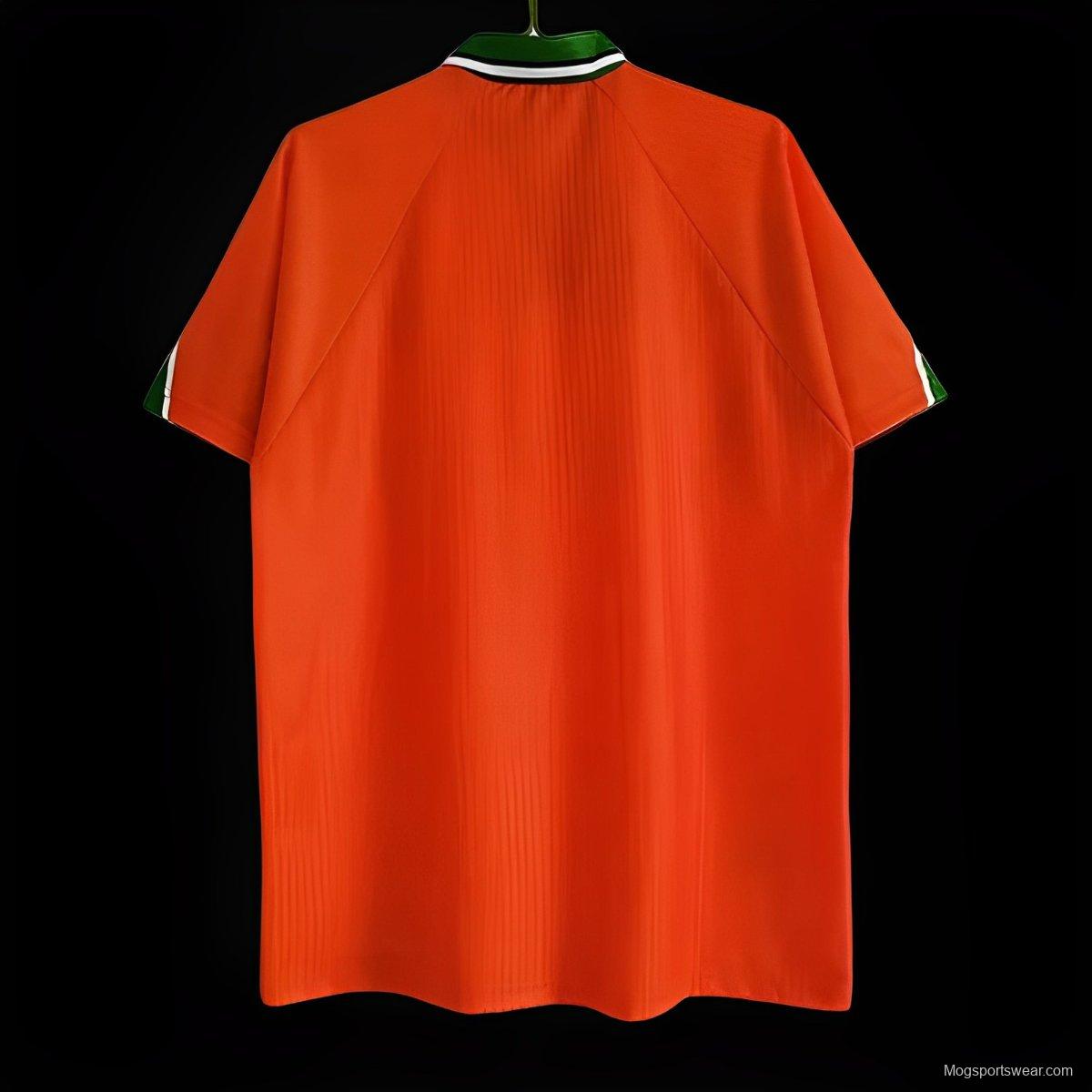 Retro 1997 Ireland Away Orange Jersey